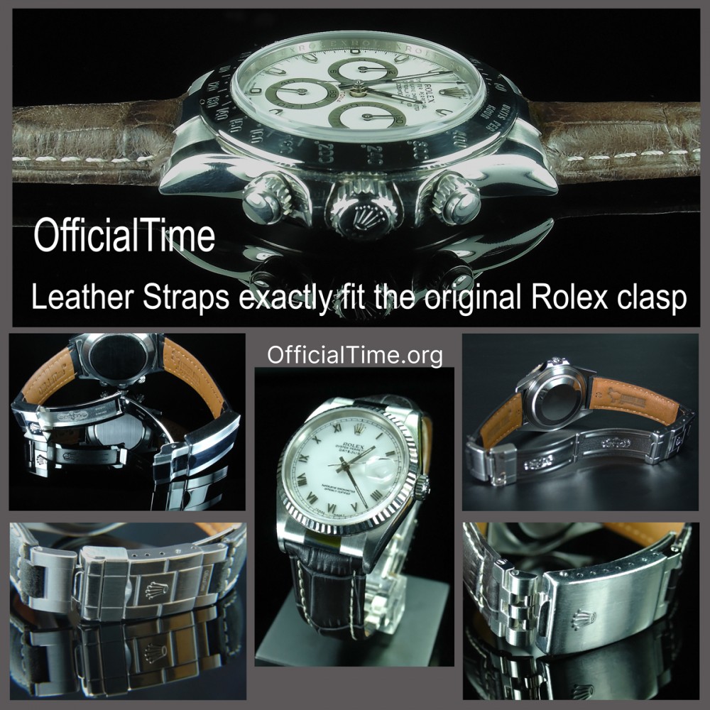 Rolex Daytona Style | OfficialTime Genuine Alligator Leather